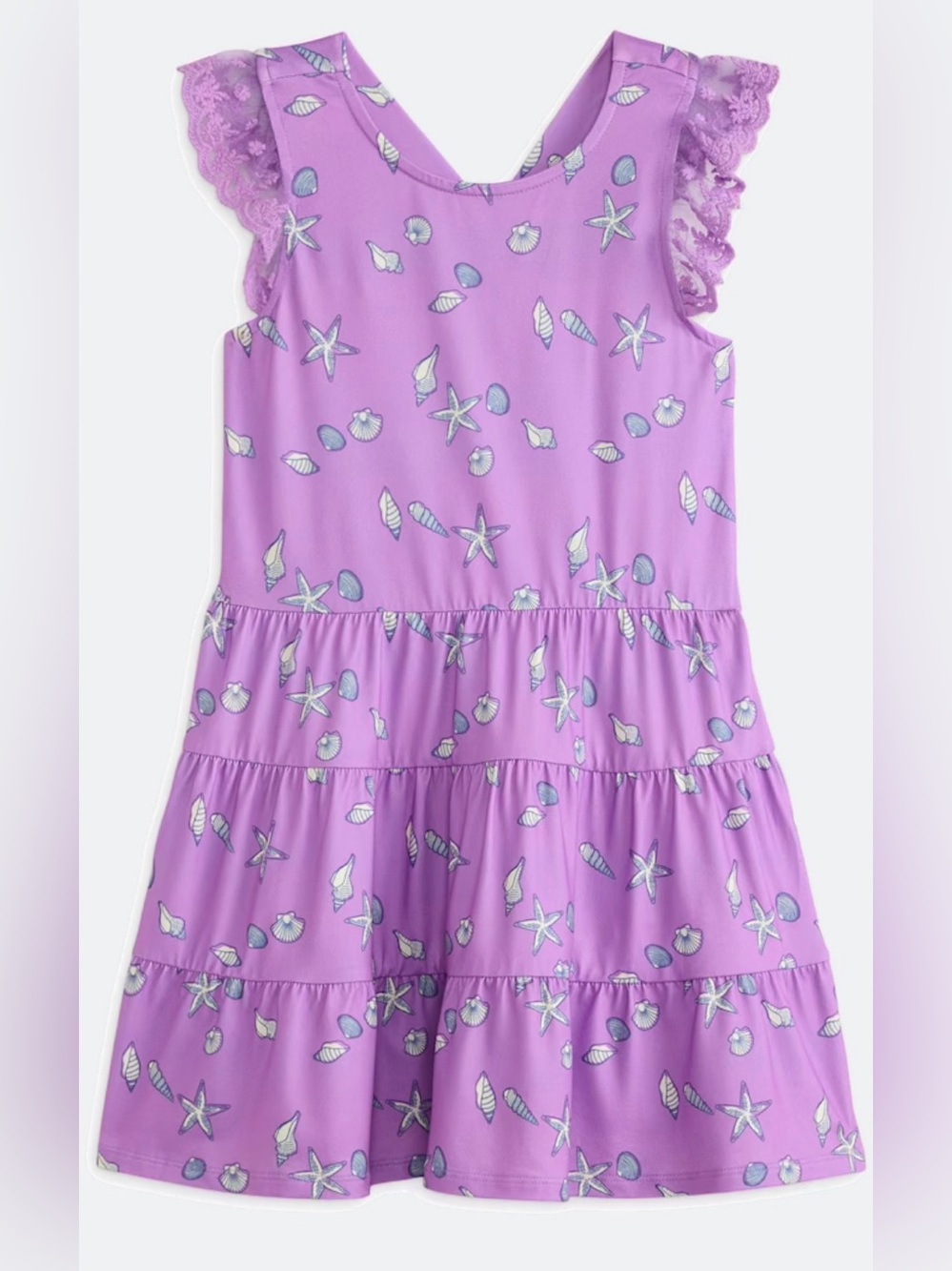 Market & Spruce Lavender Lace-Trim Tank Dress size medium 8-10. Nwt